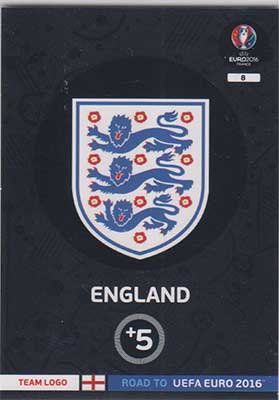 Logos / Team Badges, Adrenalyn Road to Euro 2016, England