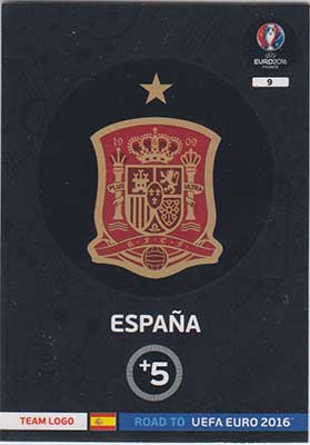 Logos / Team Badges, Adrenalyn Road to Euro 2016, Espana