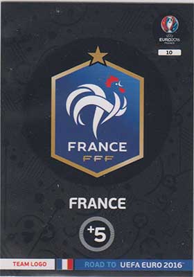 Logos / Team Badges, Adrenalyn Road to Euro 2016, France