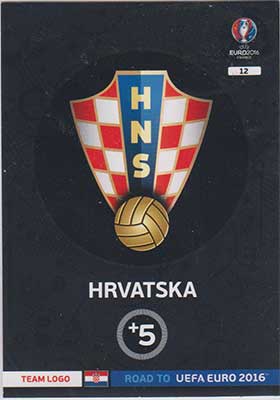 Logos / Team Badges, Adrenalyn Road to Euro 2016, Hrvatska