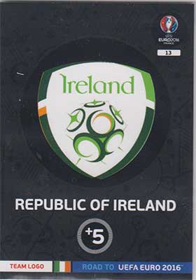 Logos / Team Badges, Adrenalyn Road to Euro 2016, Republic of Ireland