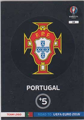 Logos / Team Badges, Adrenalyn Road to Euro 2016, Portugal