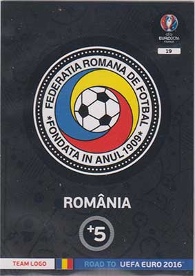Logos / Team Badges, Adrenalyn Road to Euro 2016, Romania