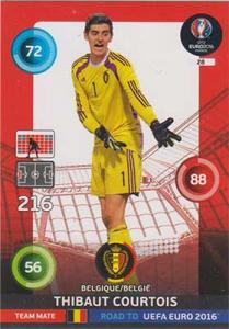 Team Mates, Adrenalyn Road to Euro 2016, BEL, Thibaut Courtois