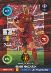 Team Mates, Adrenalyn Road to Euro 2016, BEL, Eden Hazard
