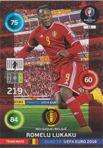 Team Mates, Adrenalyn Road to Euro 2016, BEL, Romelu Lukaku