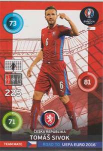 Team Mates, Adrenalyn Road to Euro 2016, CZE, Tomas Sivok