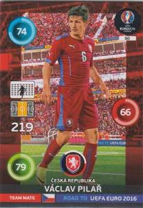 Team Mates, Adrenalyn Road to Euro 2016, CZE, Vaclav Pilar