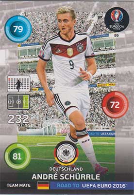 Team Mates, Adrenalyn Road to Euro 2016, GER, Andre Schürrle