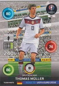 Team Mates, Adrenalyn Road to Euro 2016, GER, Thomas Müller