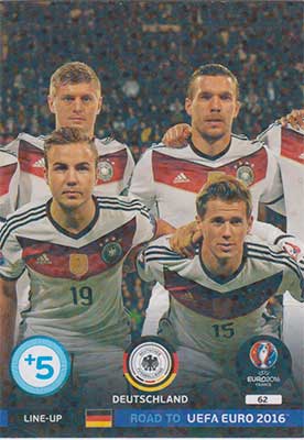 Line-up Cards, Adrenalyn Road to Euro 2016, Deutschland (2)