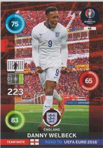 Team Mates, Adrenalyn Road to Euro 2016, ENG, Danny Welbeck