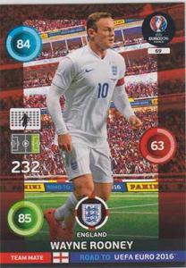 Team Mates, Adrenalyn Road to Euro 2016, ENG, Wayne Rooney