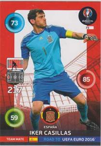 Team Mates, Adrenalyn Road to Euro 2016, ESP, Iker Casillas