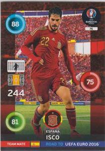 Team Mates, Adrenalyn Road to Euro 2016, ESP, Isco