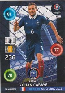 Team Mates, Adrenalyn Road to Euro 2016, FRA, Yohan Cabaye
