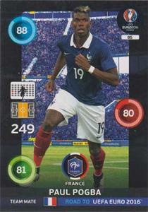 Team Mates, Adrenalyn Road to Euro 2016, FRA, Paul Pogba