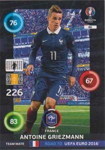 Team Mates, Adrenalyn Road to Euro 2016, FRA, Antoine Griezmann