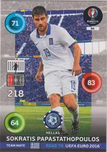 Team Mates, Adrenalyn Road to Euro 2016, GRE, Sokratis Papastathopoulos