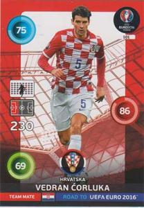 Team Mates, Adrenalyn Road to Euro 2016, CRO, Vedran Corluka