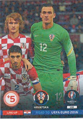Line-up Cards, Adrenalyn Road to Euro 2016, Hrvatska (3)
