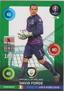 Team Mates, Adrenalyn Road to Euro 2016, IRL, David Forde