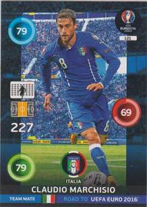 Team Mates, Adrenalyn Road to Euro 2016, ITA, Claudio Marchisio