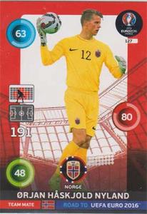 Team Mates, Adrenalyn Road to Euro 2016, NOR, Orjan Haskjold Nyland