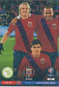 Line-up Cards, Adrenalyn Road to Euro 2016, Norge (1)