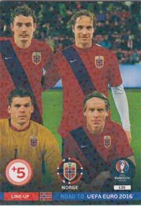 Line-up Cards, Adrenalyn Road to Euro 2016, Norge (3)