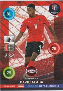 Team Mates, Adrenalyn Road to Euro 2016, AUT, David Alaba