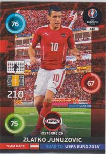 Team Mates, Adrenalyn Road to Euro 2016, AUT, Zlatko Junuzovic