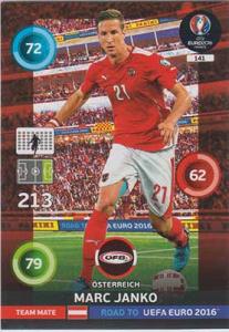 Team Mates, Adrenalyn Road to Euro 2016, AUT, Marc Janko