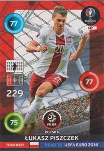 Team Mates, Adrenalyn Road to Euro 2016, POL, Lukasz Piszczek