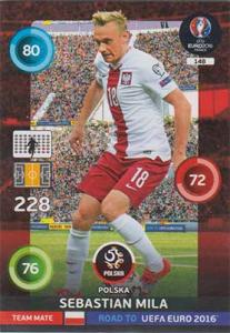 Team Mates, Adrenalyn Road to Euro 2016, POL, Sebastian Mila