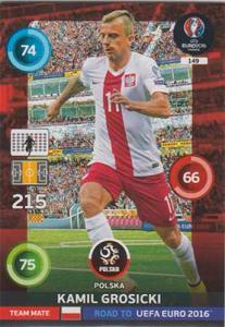 Team Mates, Adrenalyn Road to Euro 2016, POL, Kamil Grosicki