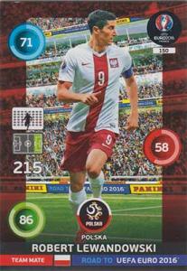 Team Mates, Adrenalyn Road to Euro 2016, POL, Robert Lewandowski