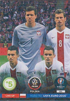 Line-up Cards, Adrenalyn Road to Euro 2016, Polska (1)