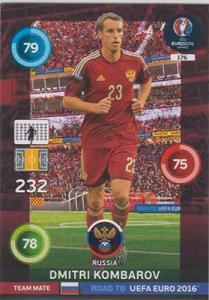 Team Mates, Adrenalyn Road to Euro 2016, RUS, Dmitri Kombarov