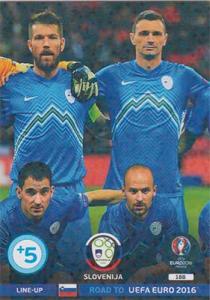Line-up Cards, Adrenalyn Road to Euro 2016, Slovenija (2)