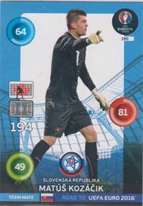 Team Mates, Adrenalyn Road to Euro 2016, SVK, Matus Kozacik