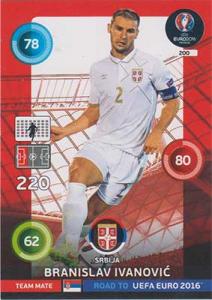 Team Mates, Adrenalyn Road to Euro 2016, SRB, Branislav Ivanovic