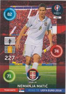Team Mates, Adrenalyn Road to Euro 2016, SRB, Nemanja Matic