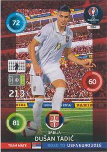 Team Mates, Adrenalyn Road to Euro 2016, SRB, Dusan Tadic