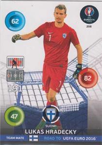Team Mates, Adrenalyn Road to Euro 2016, FIN, Lukas Hradecky