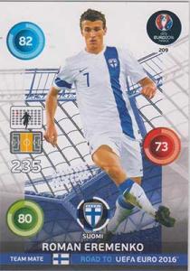 Team Mates, Adrenalyn Road to Euro 2016, FIN, Roman Eremenko