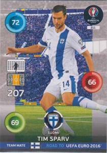 Team Mates, Adrenalyn Road to Euro 2016, FIN, Tim Sparv