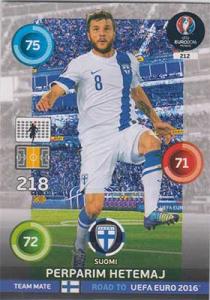 Team Mates, Adrenalyn Road to Euro 2016, FIN, Perparim Hetemaj