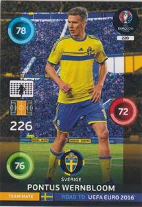 Team Mates, Adrenalyn Road to Euro 2016, SWE, Pontus Wernbloom