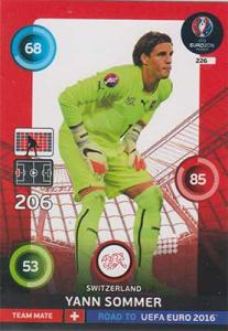 Team Mates, Adrenalyn Road to Euro 2016, SUI, Yann Sommer